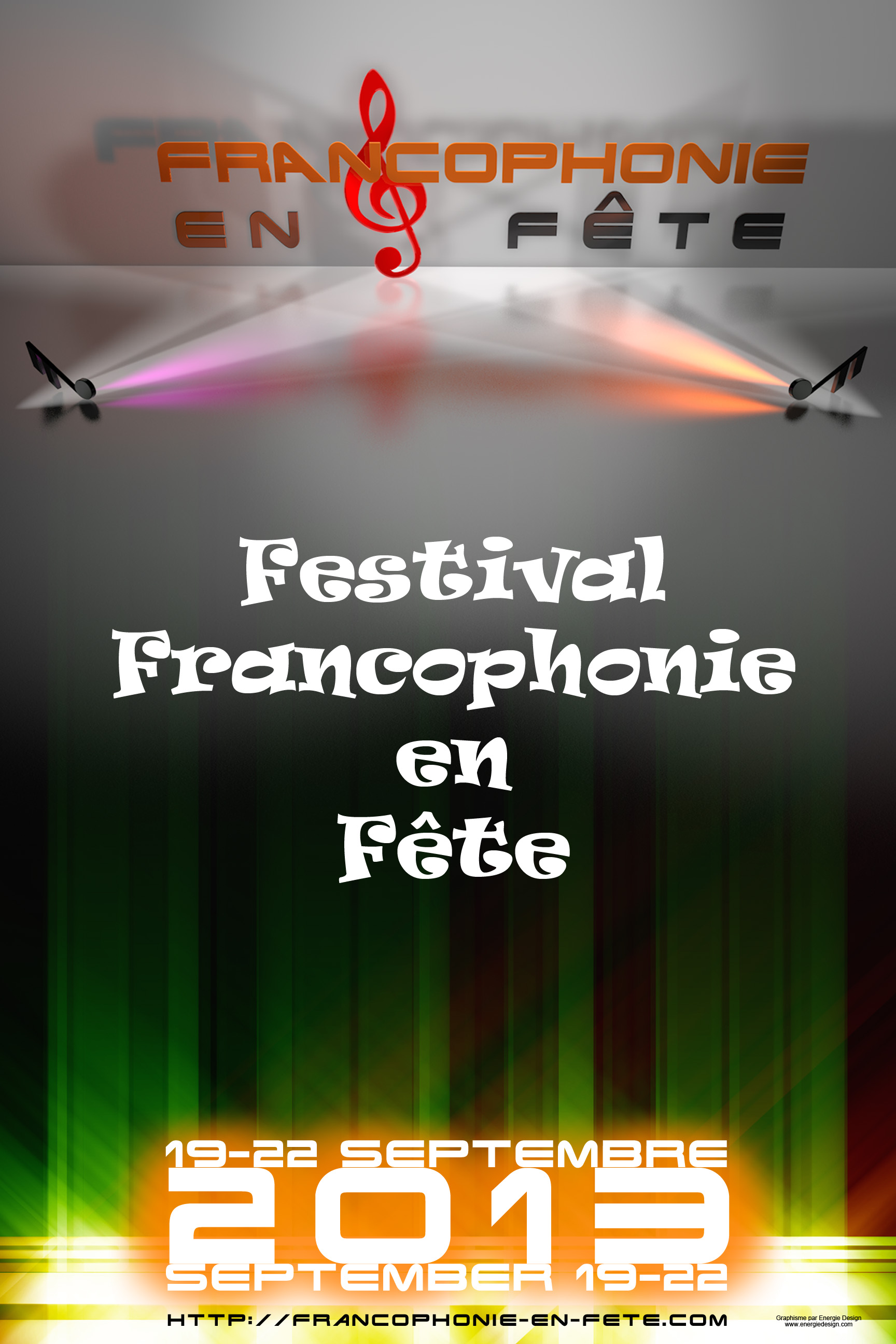 Francophonie en fête poster 2013